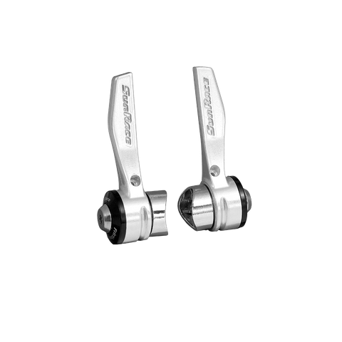 BICYCLE PARTS - DOWN - BAR SHIFTERS, 7 SPEED (RH INDEX & LH FRICTION)