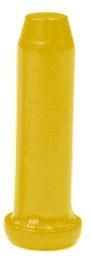 BICYCLE PARTS - END CAP - INNER WIRE END CAP, 2.3MM INSIDE DIA, GOLD (BAG OF 50)