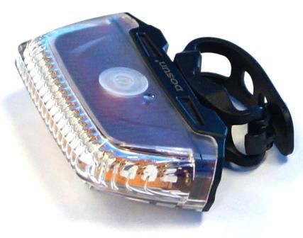 BICYCLE PARTS - LIGHT REAR LIGHT, HIGH INTENSITY, 26 LUMEN, MULTI LED, USB RECHARGING, EASY CHANGE VERTICAL/HORIZONTAL POSITIONING