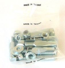 Nylon Lock Nuts 9.5 X 42mm Bag Of 10 For Cycling, Bike Components, Bicycle Hardware, Durable Metal Fasteners