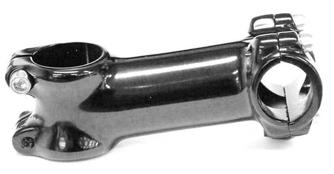 BICYCLE PARTS - AHEAD STEM - 110MM EXT, 7 DEGREE, 28.6MM DIA., 26MM BB, BLACK