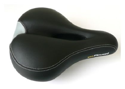 BICYCLE PARTS - SADDLE, EXTREME COMFORT, MEMORY FOAM, WITH O - ZONE CUT OUT, 260 X 200MM BLACK, QUALITY VELO MANUFACTURED PRODUCT