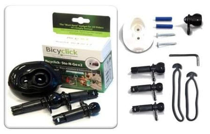 BICYCLE PARTS - BICYCLICK STO - N - GO X 2, BASE AND 3 BAR END PLUGS