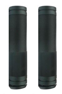 BICYCLE PARTS - GRIPS BULLETPROOF, 130MM, OPEN END WITH PLUG, BLACK