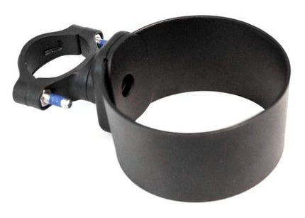 BICYCLE PARTS - BIDON CAGE - COFFEE CUP CAGE, PRO SERIES, HANDLEBAR MOUNT, FITS 22.2 - 35MM H/BAR, BLACK