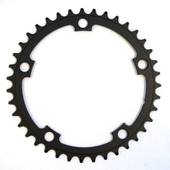 BICYCLE PARTS - CHAIN RING 39T X 130 BCD, FOR 10 SPEED, ALLOY, BLACK