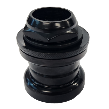 BICYCLE PARTS - HEAD SET 1 THREADED FOR BMX, STEEL, BLACK (21.1 ID, 32.5 OD, 27.0 CROWN RACE)