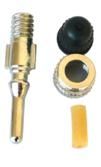 BICYCLE PARTS - ENGLISH DUNLOP WOODS VALVE INC PLUNGER/NUT/RUBBER