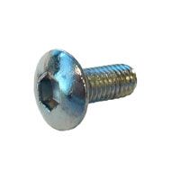 BICYCLE PARTS - CLEAT BOLT M5, 12MM, 10MM HEAD, ALLEN KEY TYPE, STAINLESS STEEL (SOLD INDIVIDUALLY)