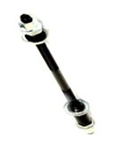 BICYCLE PARTS - AXLE - REAR, 3/8 X 26T X 180MM, WITH CONE & NUT