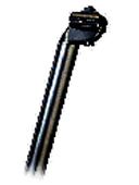 Micro Adjustable Alloy Black Seatpost 26.4 X 350mm For Cycling And Bicycle Components