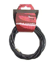 BICYCLE PARTS - GEAR CABLE - UNIVERSAL INNER & OUTER, WITH 2P LINER, LENGTH 70 X 75 (1900MM), BLACK (SOLD INDIVIDUALLY OR 25 PER BOX)