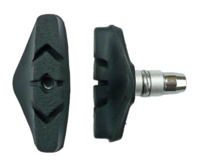 BICYCLE PARTS - BRAKE PADS - FOR V BRAKE, RUBBER COMPOUND WITH CERAMIC FIBRE, GIGA POWER, 50MM (SOLD IN PAIRS)