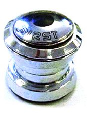 BICYCLE PARTS - HEAD SET, STEEL, 1 1/8 THREADLESS, SILVER