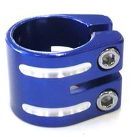 BICYCLE PARTS - S/CLAMP 34.9MM L BLUE