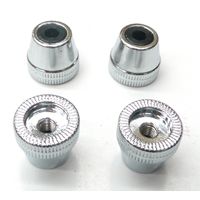 BICYCLE PARTS - NUT - FOR Q/R SKEWER, STEEL C.P, BAG OF 4