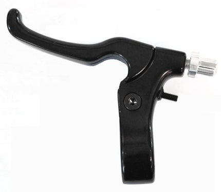 BICYCLE PARTS - BRAKE LEVER - LEFT CALIPER BRAKE, 2 FINGER TYPE, ALLOY, BLACK (LEFT HAND ONLY)