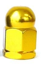 SORRY TEMP O/s ALLOY AXLE NUT 3/8 X 26mm Height 25mm Gold Bike Component Replacement Part For Cycling Enthusiasts
