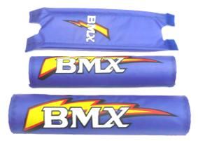 BICYCLE PARTS - CRASH PAD SUIT 20 BIKE, BLUE (SET 3)