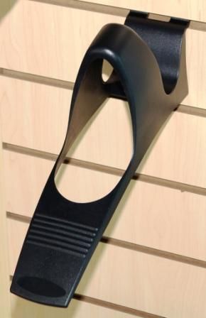 BICYCLE PARTS - HELMET DISPLAY HANGER , MOUNT , SUITABLE FOR SLATWALL