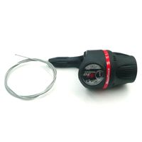 BICYCLE PARTS - GRIP SHIFTER 3 SPEED INDEX (LEFT HAND ONLY)