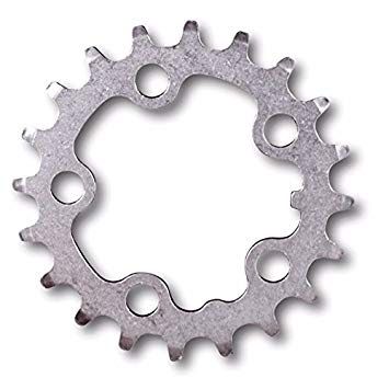BICYCLE PARTS - MTB CHAINRING, TYPE XC & OXALE, STEEL, SILVER, 3X9 SPEED, 58 BCD, INNER, 22T, 5 ARMS, A QUALITY STRONGLIGHT PRODUCT, CHAINRING - 268002