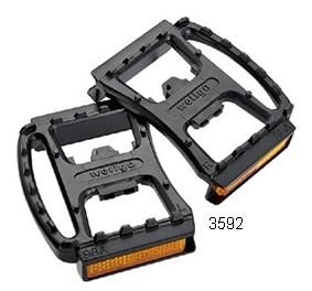 BICYCLE PARTS - CLIPLESS PEDAL CONVERSION SET FOR SPD CLEAT SYSTEM (PAIR) (WORKSHOP PACKAGING)