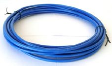 BICYCLE PARTS - GEAR CASING - LEX OUTER CASING, 4MM X 7.6 METRES, BLUE