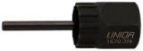 BICYCLE PARTS - UNIOR CASSETTE FREEWHEEL REMOVER SHIMANO ETC W/ GUIDE 616067 BICYCLE TOOL, 