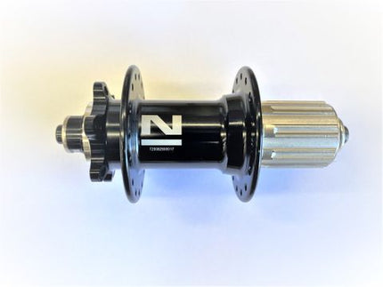 BICYCLE PARTS - HUB NOVATEC , 8/11 SPEED 6 BOLT DISC Q/R BLACK 32H SEALED (135MM OLD) A2 BODY