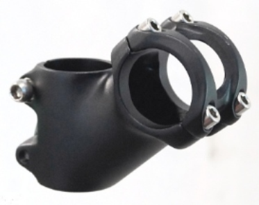 BICYCLE PARTS - AHEAD STEM - 60MM EXT, 40 DEGREE, 28.6MM DIA., 31.8MM BB, BLACK