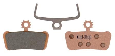 BICYCLE PARTS - BRAKE DISC PADS - KOOLSTOP AVID - SRAM, XO TRAIL, GUIDE RSC/RS/R, ELIXIR SINTERED - COPPER PLATED REAR KSD293S