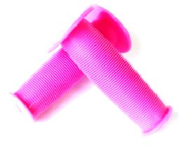 BICYCLE PARTS - GRIPS MUSHROOM 16 PINK (95MM LONG)