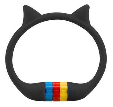 BICYCLE PARTS - KIDS LOCK, COLOR AND SHAPES COMBINATION LOCK, 10 X 350MM BLACK