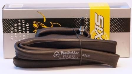 BICYCLE PARTS - THORN RESISTANT TUBE 700 X 23/25C F/V 48MM PRESTA VALVE , QUALITY VEE RUBBER TUBE