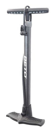 BICYCLE PARTS - BETO ECO 2 FLOOR PUMP, STEEL BARREL, W/O GAUGE, AV/FV VALVE