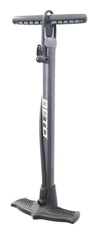 BICYCLE PARTS - BETO ECO 2 FLOOR PUMP, STEEL BARREL, W/O GAUGE, AV/FV VALVE
