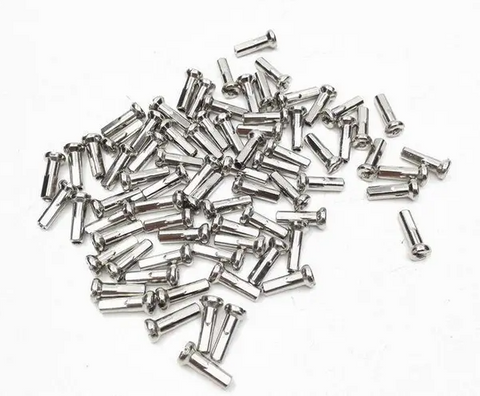 BICYCLE PARTS - NIPPLES 14G BRASS, 12MM C.P. (GROSS = 144)