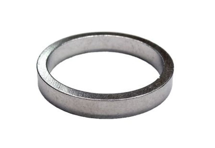 BICYCLE PARTS - SPACER ALLOY, 1 1/8 SILVER 5MM