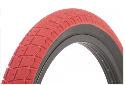 BICYCLE PARTS - TYRE 20 X 2.10 RED DURO, MADE IN TAIWAN