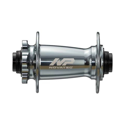 BICYCLE PARTS - HUB, NOVATEC FRONT 6 BOLT BOOST DISC GREY 32H 15MM T/A X 110MM OLD - SEALED BEARINGS