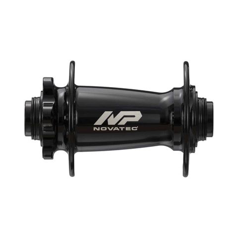 BICYCLE PARTS - HUB, NOVATEC FRONT 6 BOLT BOOST DISC BLACK 32H 15MM T/A X 110MM OLD - SEALED BEARINGS