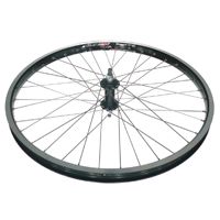Alex Rims ALEX DM 24-inch Front Wheel With Alloy Hub And Silver Spokes - Durable Bicycle Cycling Accessory For Enhanced Performance