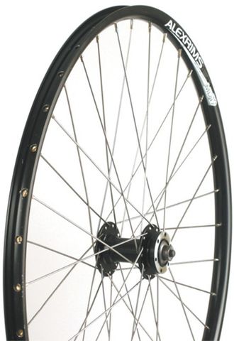 Alex Rims Alexrims 24" Front Bicycle Wheel With Q/r Trike Hub Black Silver - Cycling Gear & Accessories
