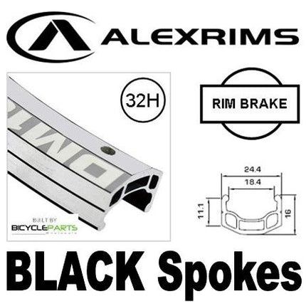 Alex Rims Alexrims 700C DM18 Silver Rim Brake Bicycle Wheel Front Hub 100mm Q/r Black Spokes Novatec Sealed For Cycling Enthusiasts