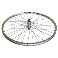 Alex Rims Alex DM 26 Inch Silver Alloy Bike Wheel With Multispeed Hub And Mach1 Spokes - Ideal For Cycling Enthusiasts