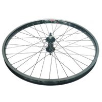 Alex Rims Novatec Sealed Front Black 3/8 Axle Hub Silver Mach 1 Spokes 24" Alex DM Eyeleted DW Bicycle Wheel