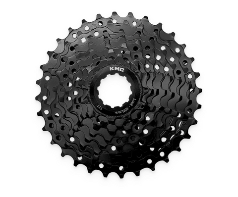 KMC 8 Speed Cassette 11-32T ED Black For Cycling Drivetrain Components Bike Parts Taiwan