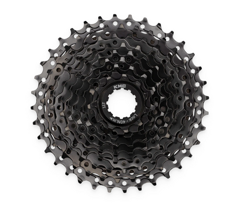 KMC 9 Speed Cassette 11-32T ED Black Bicycle Components For Cycling Enthusiasts Durable Cycling Gear