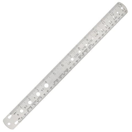 BICYCLE PARTS - TOOL - SPOKE GAUGE/RULER MOD. FOR SIZING SPOKES, BALL BEARINGS AND CRANK COTTERS, /BIKE HAND LOGO